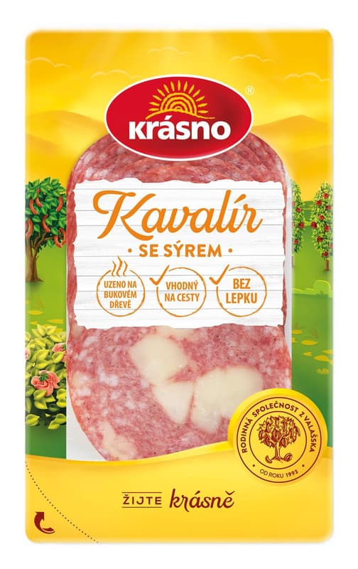 Gavallér with cheese, sliced 76g