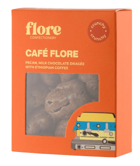 Flore Confectionery Café Flore drazsé: pekándió, kávés tejcsokoládé drazsé