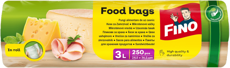 FINO FOODBAGS IN ROLL 3L 250PCS