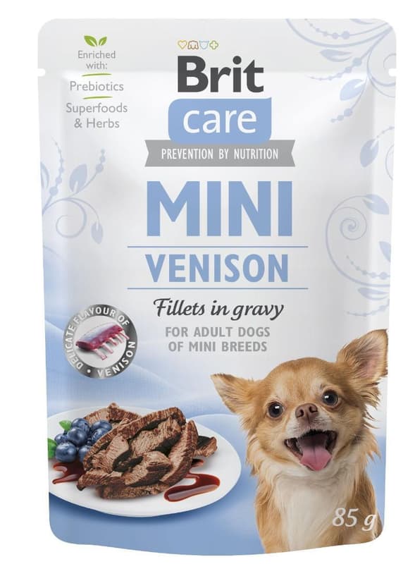 Brit Care Mini Pouch Venison fillets in gravy 85 g