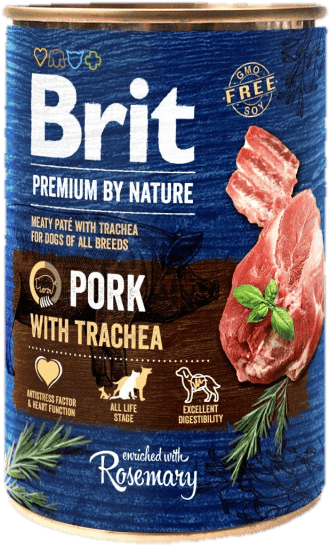 Brit Premium Pork with Trachea 400 g