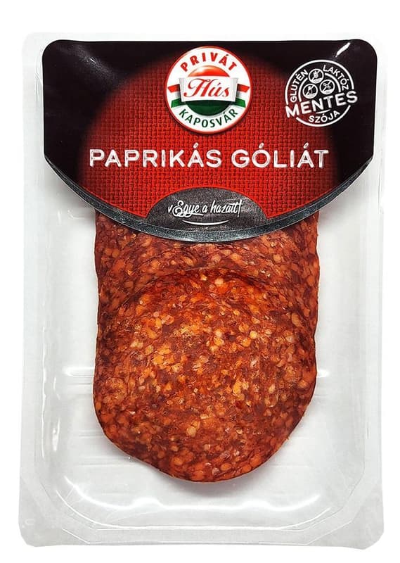 Paprika goliath slices, sliced