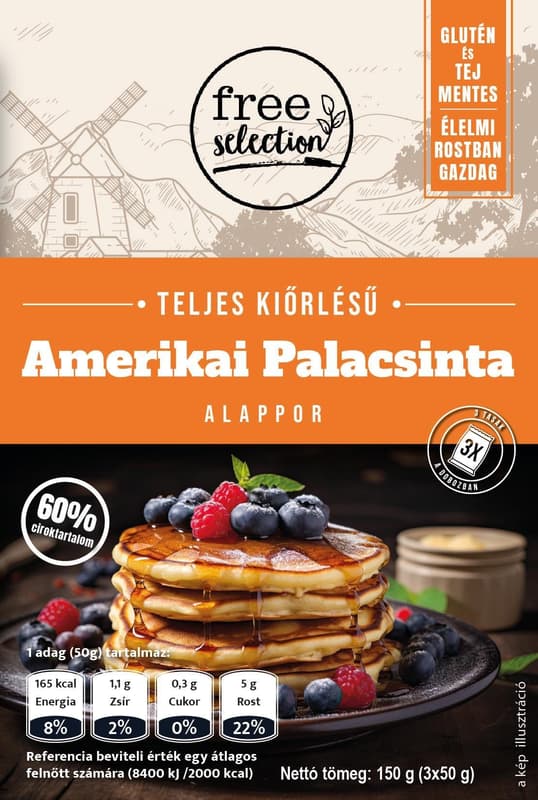 Free Selection Whole Grain American Pancake Powder