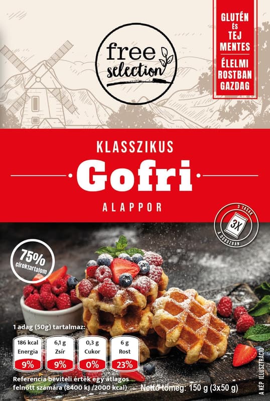 Free Selection Classic Waffle Powder