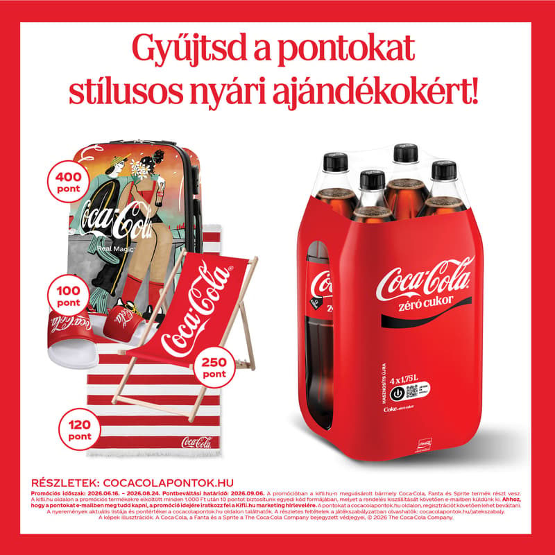 Coca-Cola Zero Sugar Cola Flavoured Energy-Free Carbonated Soft Drink with Sweeteners 4 x 1,75 l
