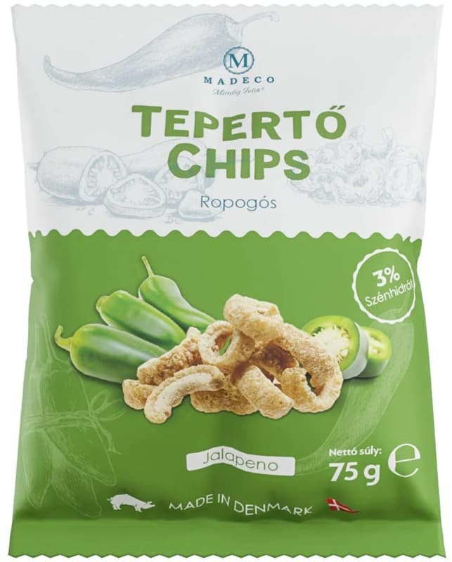 Madeco Tepertőchips Jalapeno