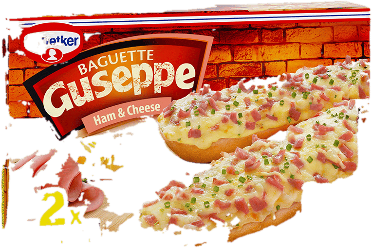 Dr. Oetker Guseppe Baguette Ham & Cheese 250g