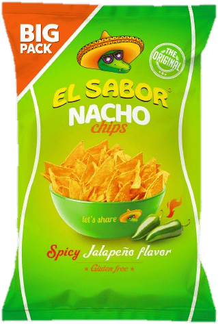 El Sabor Nacho Chips Jalapeno