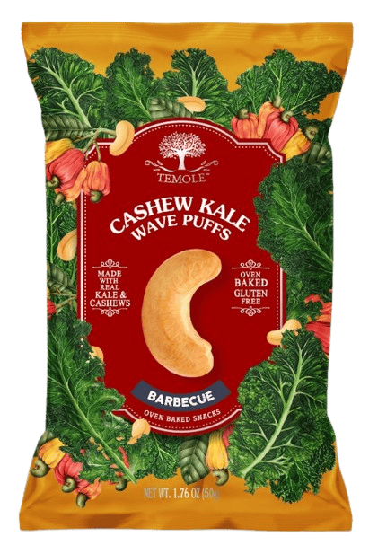 Cashew Kale Wave Puffs Barbecue