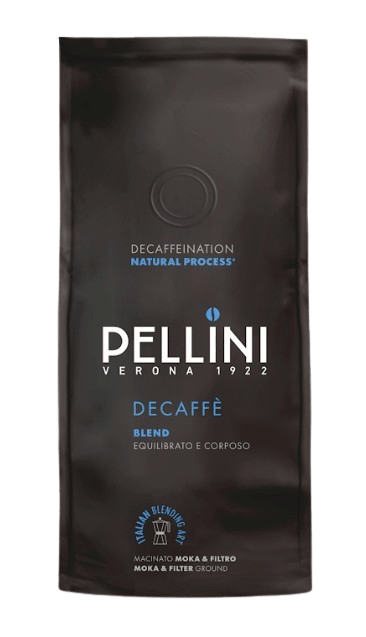PELLINI DECAFFÉ Decaffeinated grounded coffee