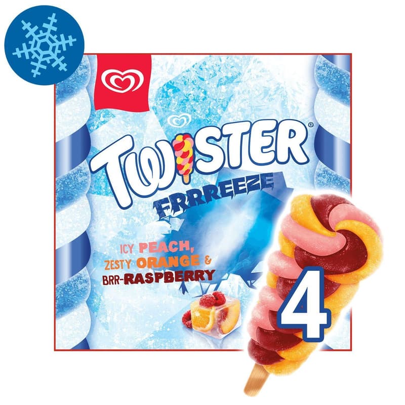 TWISTER Multipack Ice Cream Freeze 4 * 70 ml