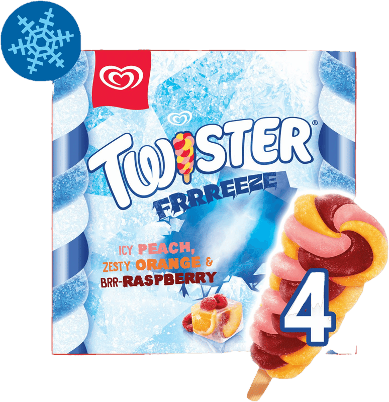TWISTER Multipack Ice Cream Freeze 4 * 70 ml