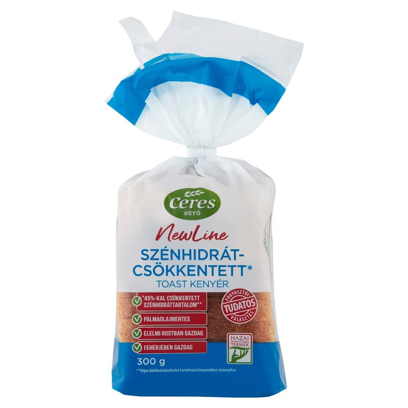 Ceres Sütő NewLine Carbohydrate-reduced Toast Bread