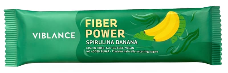 Viblance Fiber Power Bar with Spirulina&Banana