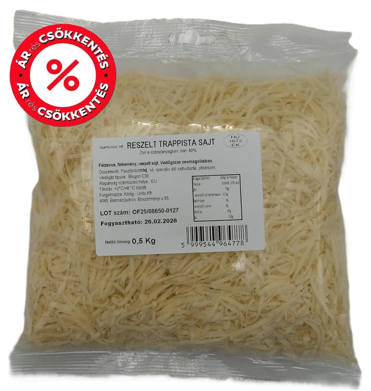 Shredded Trappista