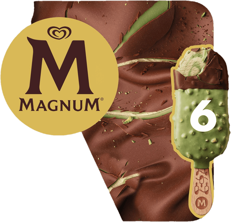MAGNUM Mini Multipack La Pistache Pistachio 6x55ml
