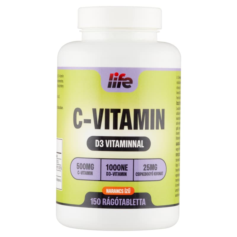 Life C 500 mg+D3+Rosehip Family Pack (150pcs)
