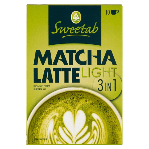 Sweetab Matcha Latte Light 3in1 zöldtea alapú azonnal oldódóitalpor 170 g