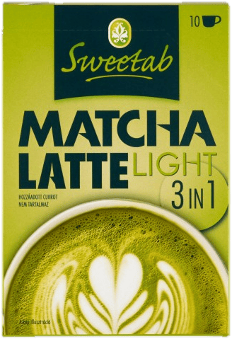 Sweetab Matcha Latte Light 3in1 zöldtea alapú azonnal oldódóitalpor 170 g