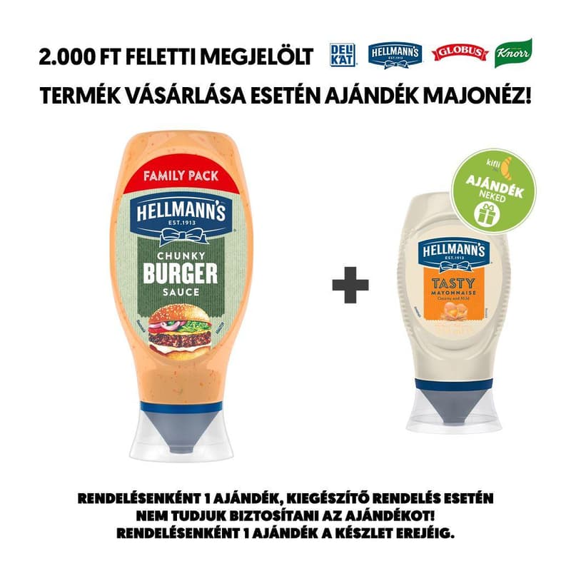 Hellmann's XL Chunky Burger szósz