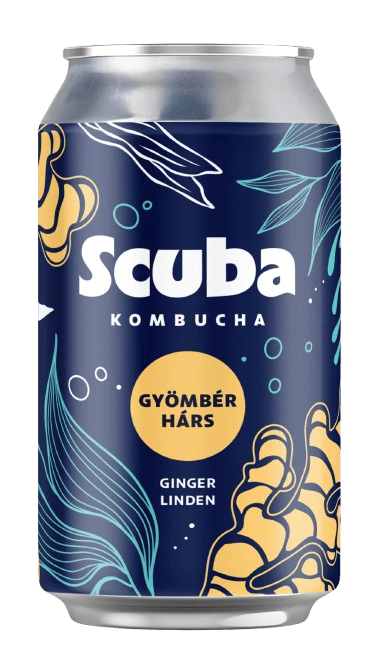 Scuba Kombucha ginger-linden
