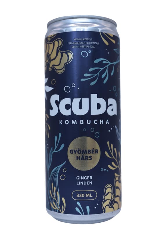 Scuba Kombucha ginger-linden