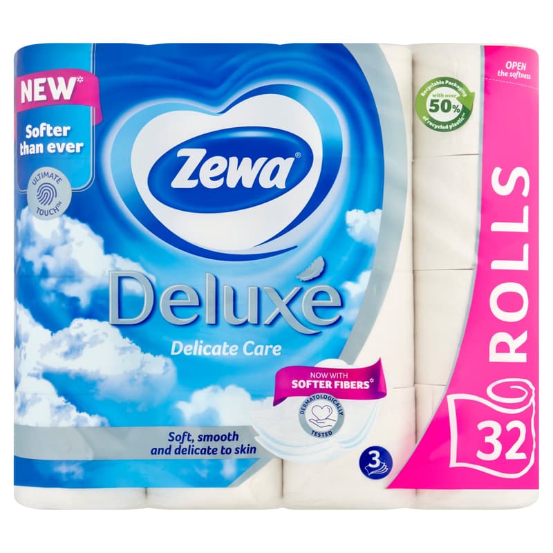 Zewa Deluxe Delicate care 3 ply toilet paper