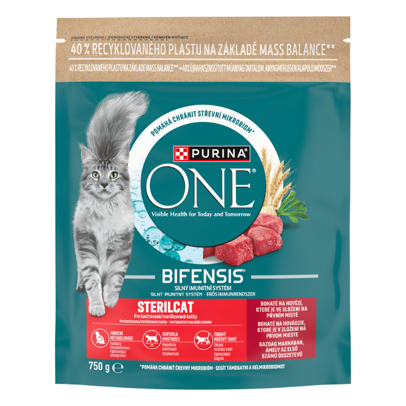PURINA ONE Sterilcat rich in Beef 750 g