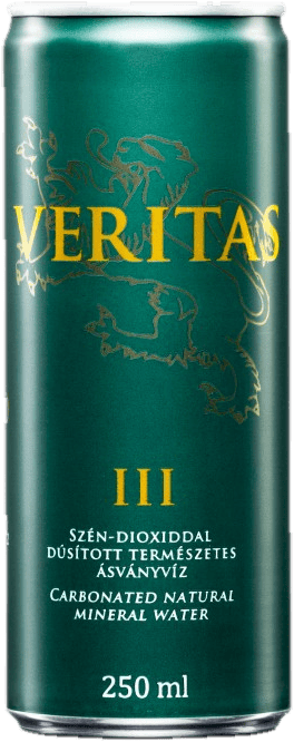 Veritas III canned slightly acidic mineral water