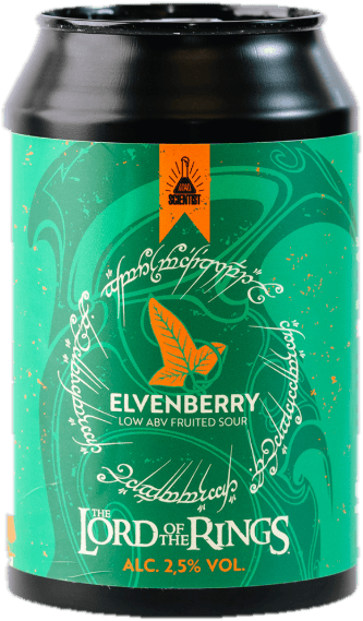 Mad Scientist - Lord of the Rings - Elvenberry - Low ABV Fruited Sour Ale - Warner Bros collab (USA) - 2,5%