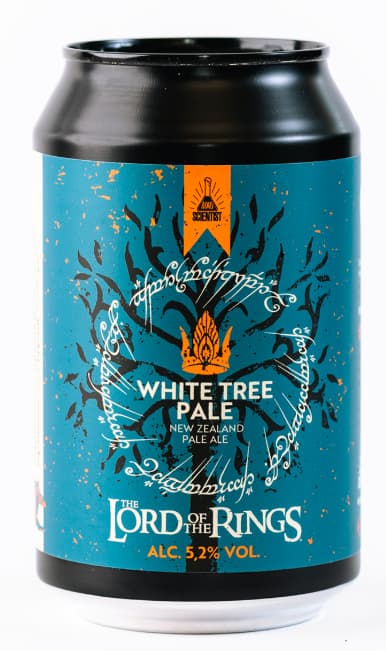 Mad Scientist - Lord of the Rings - White Tree Pale - New Zealand Pale Ale - Warner Bros collab (USA) - 5,2%
