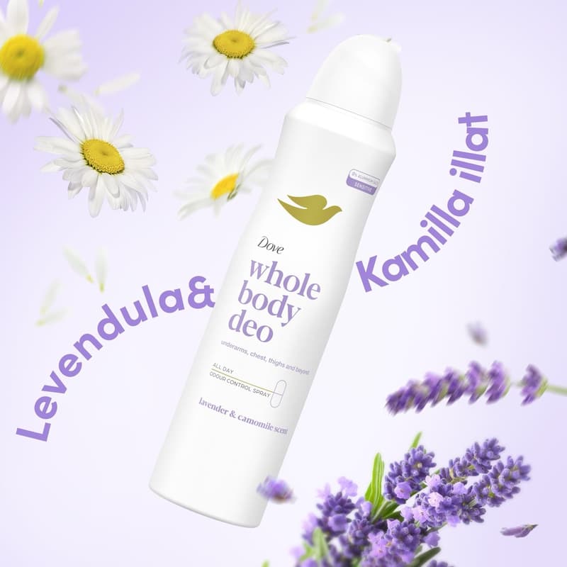 Dove Whole Body Lavender & Chamomile Deodorant 150 ml