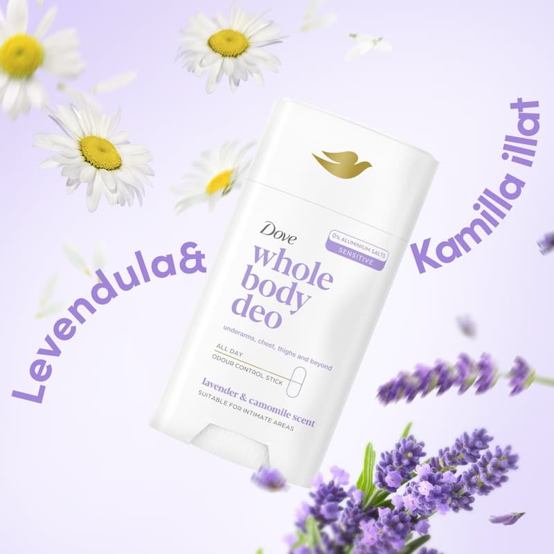 Dove Whole Body Lavender & Chamomile Deodorant Stick 75 ml