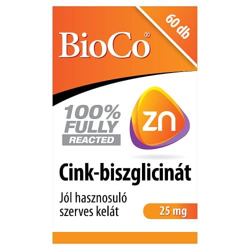 BioCo Cink-biszglicinát 25mg tabletta 60x