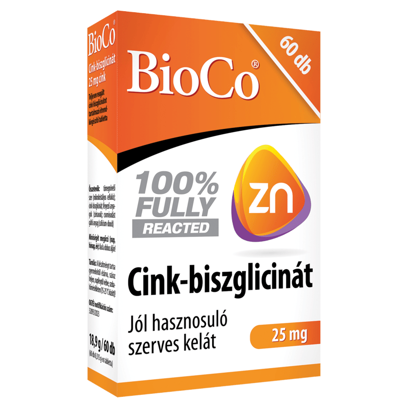 BioCo Cink-biszglicinát 25mg tabletta 60x