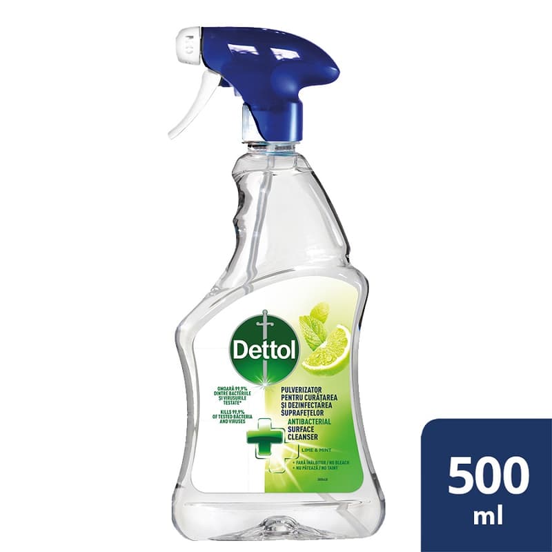 Dettol antibacterial surface cleaning spray Lime & Mint