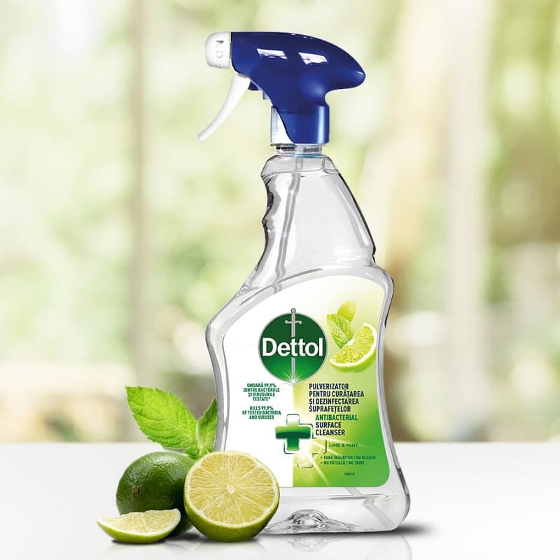 Dettol antibacterial surface cleaning spray Lime & Mint