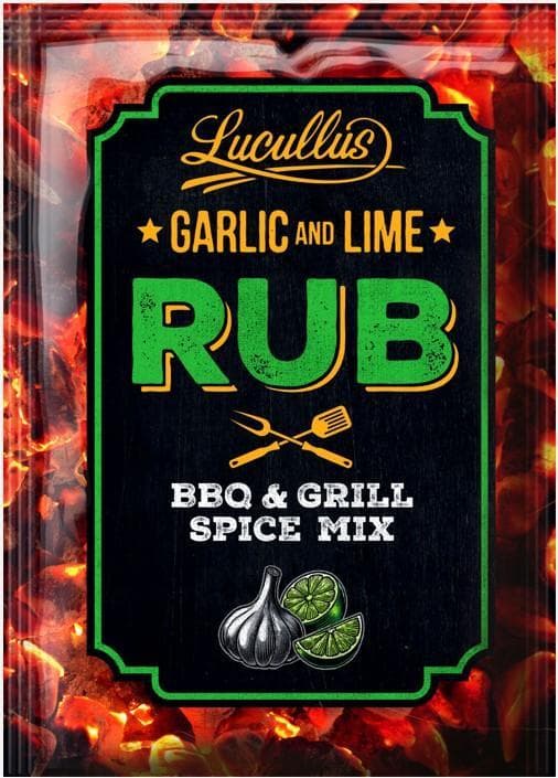 Lucullus RUB BBQ & Grill Spice Mix GARLIC AND LIME