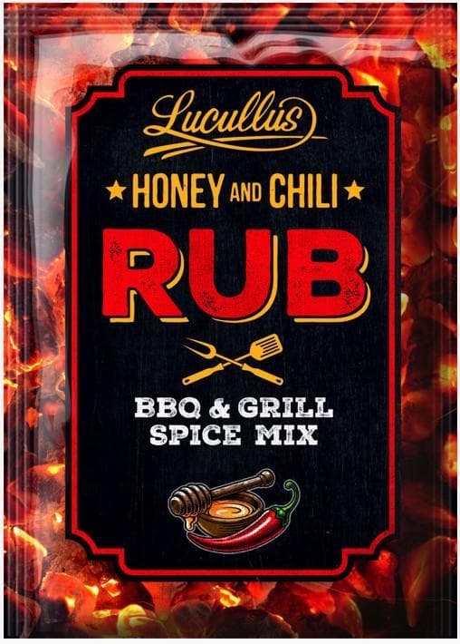 Lucullus RUB BBQ & Grill Fűszerkeverék HONEY AND CHILI