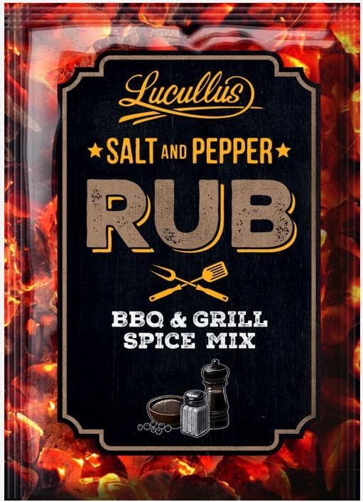 Lucullus RUB BBQ & Grill Fűszerkeverék SALT AND PEPPER