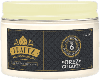Rice pudding artisanal ice cream 130g