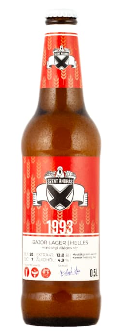 1993 4,9% 0,5l visszaváltós