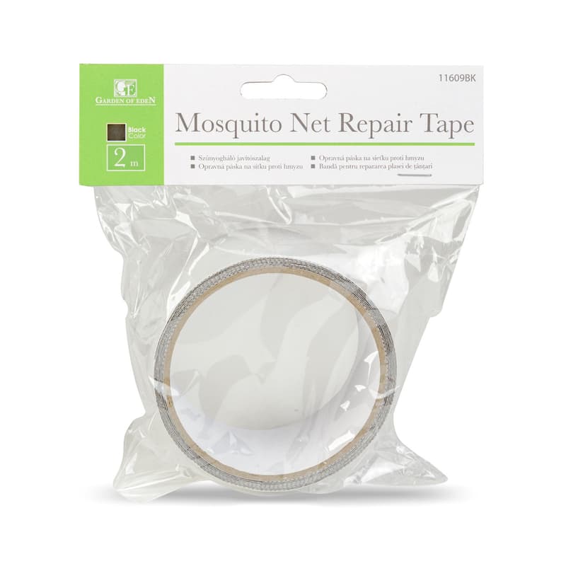 Mosquito net repair tape - 2 m x 5 cm - black