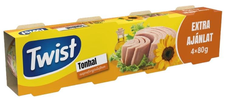 Twist tuna strain in vegetable oil