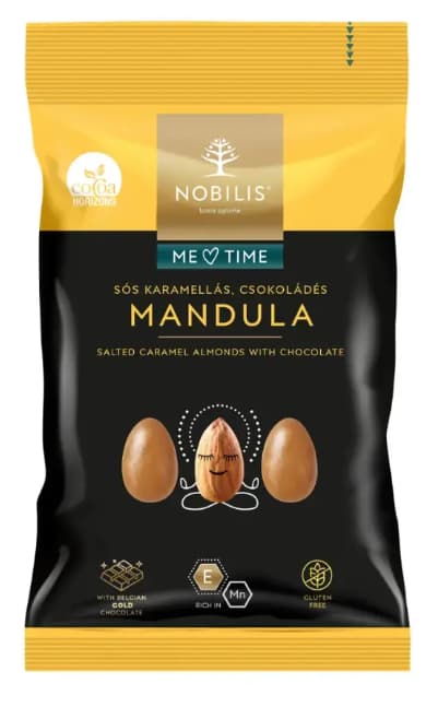 Salted Caramel Almonds with chocolate