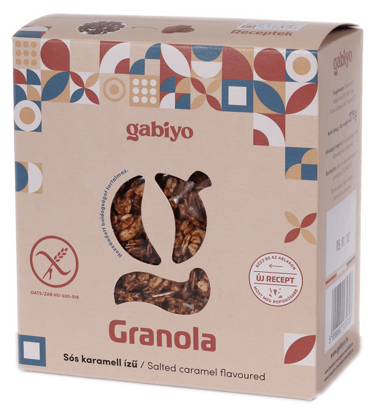 Gabiyo Gluten-free Granola Salted caramel flavoured