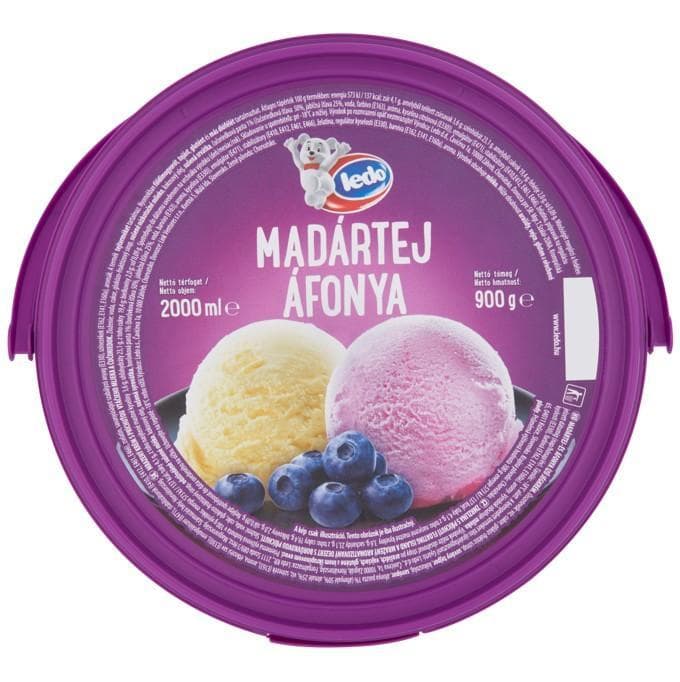 Ledo Madártej-áfonya jégkrém