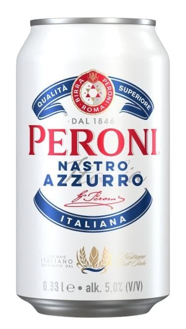 Peroni Nastro Azzurro quality light beer 5%