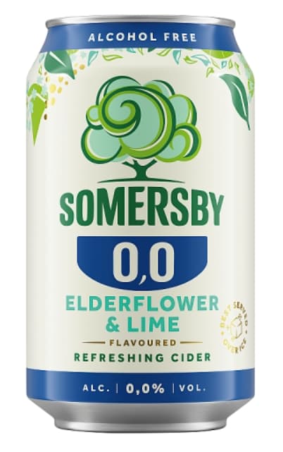 Somersby Elderflower-lime Cider 0,00 % doboz