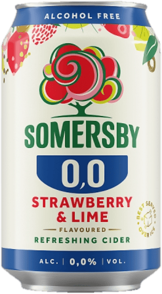 Somersby Strawberry-lime Cider 0,00 % doboz